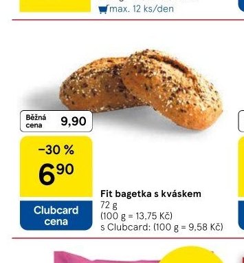 Fit bagetka s kváskem