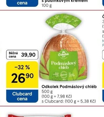 Odkolek Podmáslový chléb