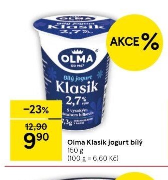 Olma Klasik jogurt bílý