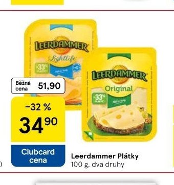 Leerdammer Plátky