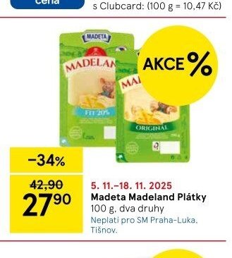 Madeta Madeland Plátky