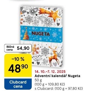 Adventní kalendář Nugeta Orion