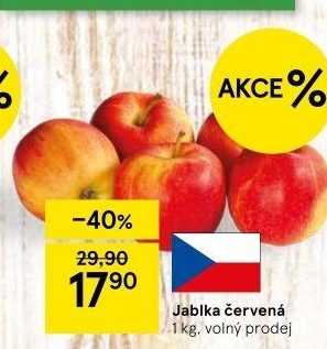 Jablka červená