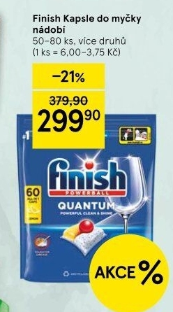 Kapsle do myčky Finish