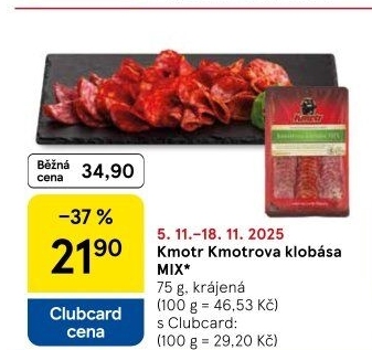 Kmotrova klobása mix Kmotr