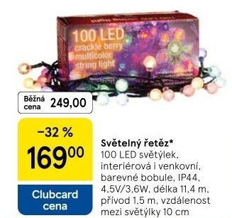LED světelný řetěz