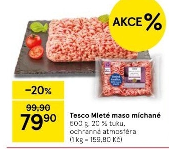 Mleté maso mix Tesco