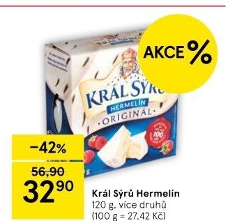 Sýr Hermelín Král sýrů
