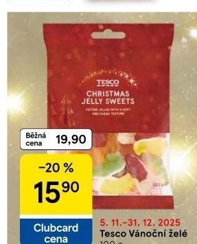 Želé bonbony Tesco