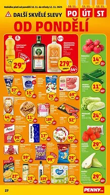 akční leták Penny Market 6.11.2025-12.11.2025