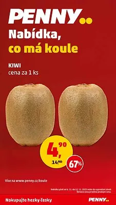 akční leták Penny Market 6.11.2025-12.11.2025