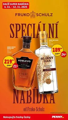 akční leták Penny Market 6.11.2025-12.11.2025