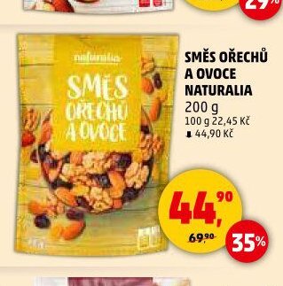 SMĚS OŘECHŮ A OVOCE NATURALIA