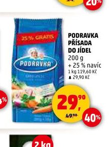 PODRAVKA PŘÍSADA DO JÍDEL