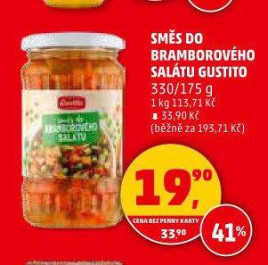 SMĚS DO BRAMBOROVÉHO SALÁTU GUSTITO