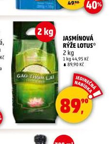 JASMÍNOVÁ RÝŽE LOTUS