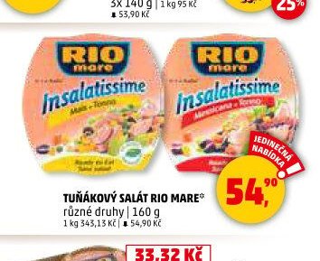 TUŇÁKOVÝ SALÁT RIO MARE