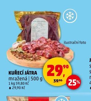 KUŘECÍ JÁTRA mražená