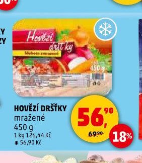 HOVĚZÍ DRŠŤKY mražené