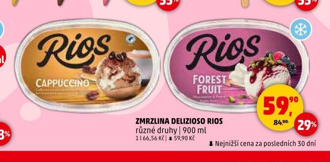 ZMRZLINA DELIZIOSO RIOS různé druhy