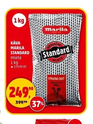 Káva Marila Standard mletá 1 kg