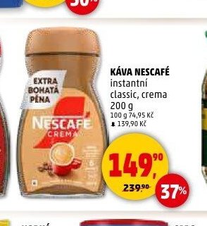Káva Nescafé instantní Crema 200 g