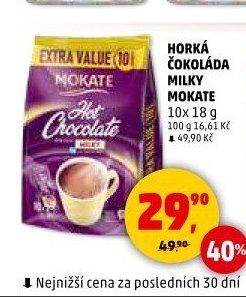 Horká čokoláda Milky Mokate 10x 18 g