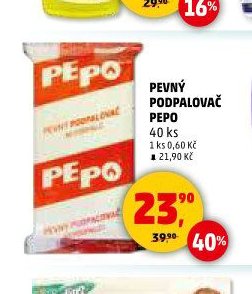 PEVNÝ PODPALOVAČ PEPO