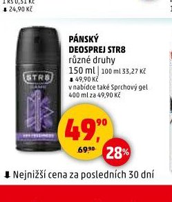 PÁNSKÝ DEOSPREJ STR8