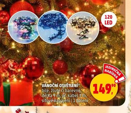 VÁNOČNÍ OSVĚTLENÍ