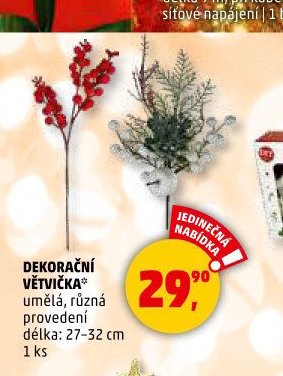 DEKORAČNÍ VĚTVIČKA
