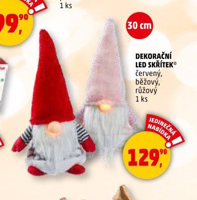 DEKORAČNÍ LED SKŘÍTEK