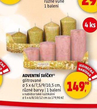 ADVENTNÍ SVÍČKY