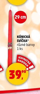 KÓNICKÁ SVÍČKA