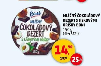 Dezert mléčný Boni