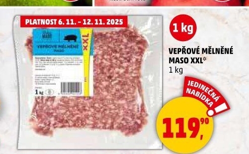 Maso mleté vepřové Dobré maso