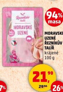 Moravské maso uzené Řezníkův talíř