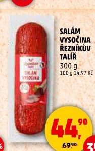 Salám Vysočina Řezníkův talíř