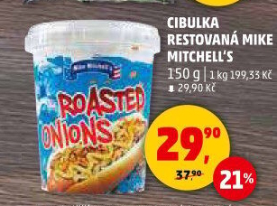 Smažená cibulka Mike Mitchell'