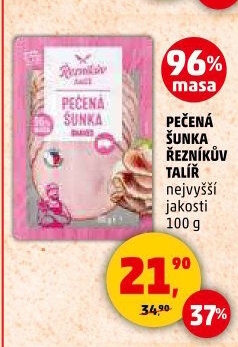 Šunka pečená nejvyšší jakosti Řezníkův talíř