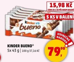 Tyčinka Bueno Kinder