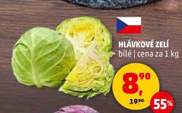 Zelí hlávkové bílé