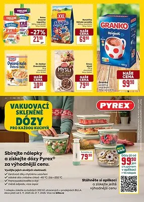 akční leták BILLA 5.11.2025-11.11.2025