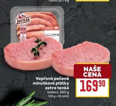 Vepřová pečeně minutkové plátky extra tenké