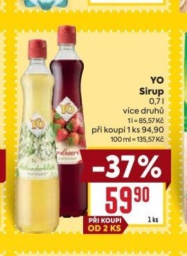 YO Sirup 0,7 l