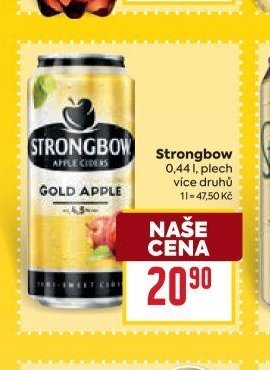 Strongbow 0,44 l, plech