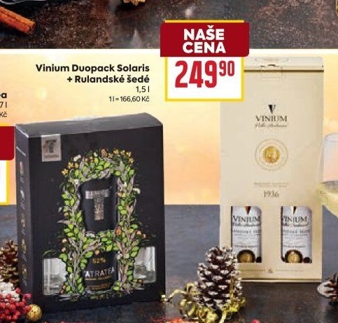 Vinium Duopack Solaris + Rulandské šedé