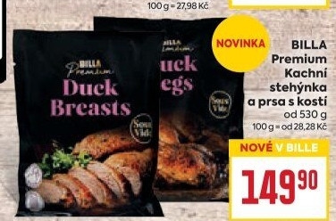 Kachní stehna sous vide Billa Premium