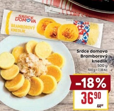 Knedlík bramborový Srdce Domova