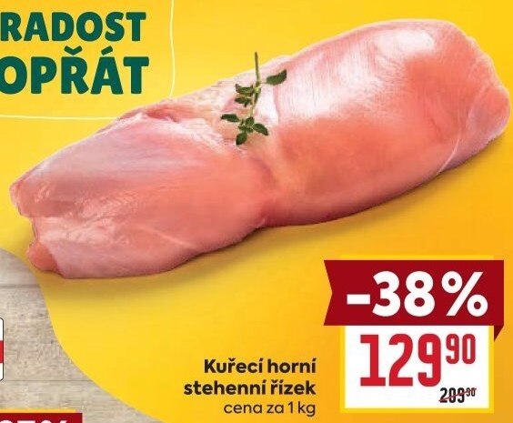 Kuřecí stehenní řízky